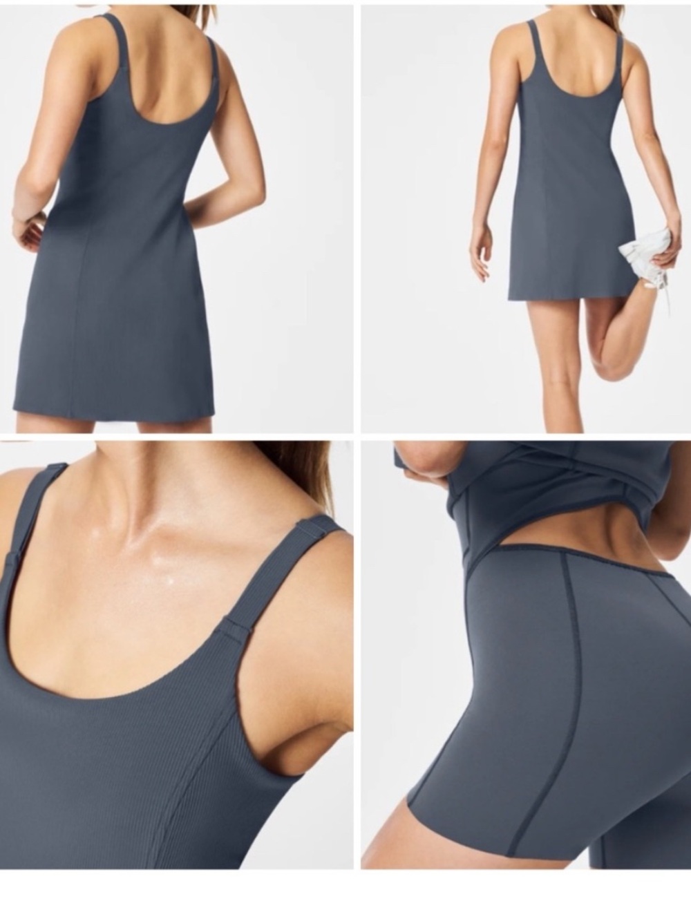 Spanx Get Moving Athletic Dress Built In Shorts Size Medium